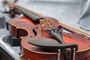 violin in case